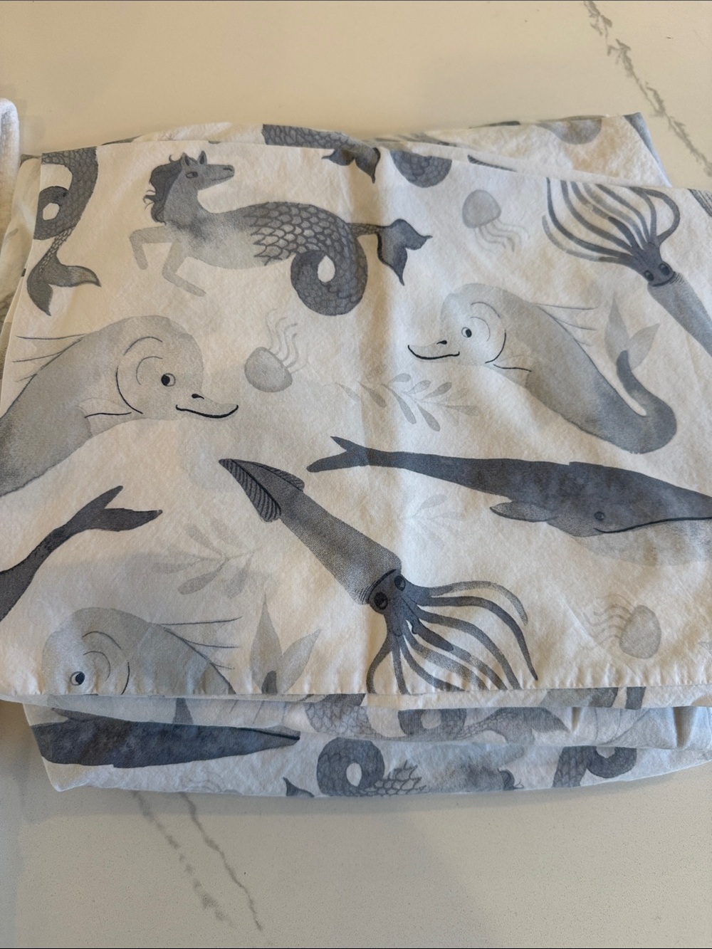 Pottery Barn Kids Seamonster Twin Sheets